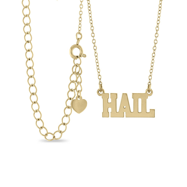 Michigan HAIL Necklace