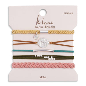Aloha Hair Tie Bracelets: Medium