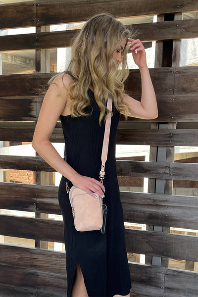 M2080 Parker 3 Compartment Crossbody w/ Pouch: Pale Yellow