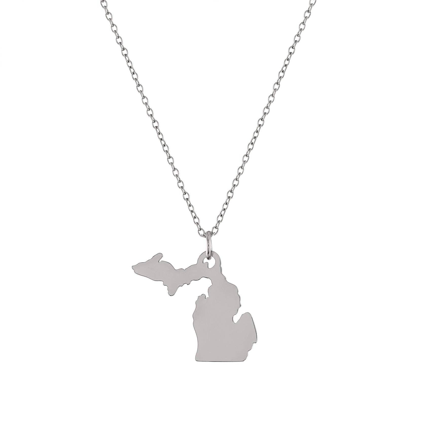 Michigan Necklace - Stainless Steel: Stainless Steel