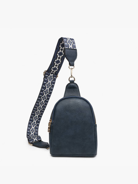 M2436 Ellen Sling Bag w/ Removable Guitar Strap: Charcoal