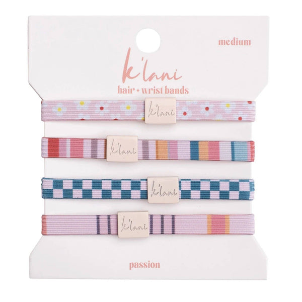 Passion - Hair + Wrist Bands: Medium