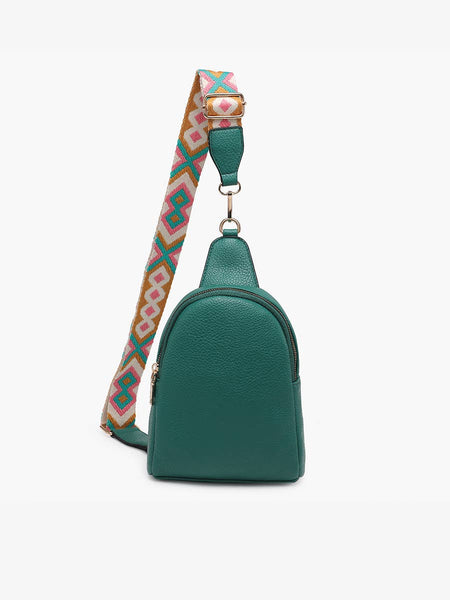 M2436 Ellen Sling Bag w/ Removable Guitar Strap: Charcoal