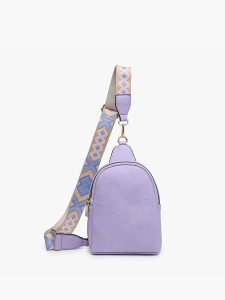 M2436 Ellen Sling Bag w/ Removable Guitar Strap: Charcoal