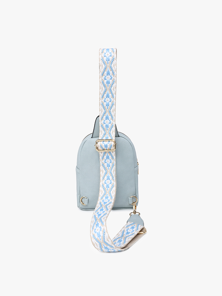 M2436 Ellen Sling Bag w/ Removable Guitar Strap: Bubblegum