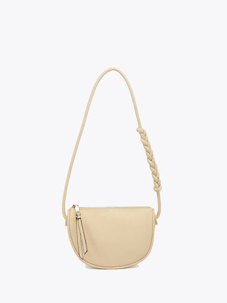 EH2707 Annaka Shaped Crossbody w/ Knotted Strap: Sand