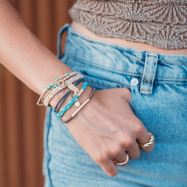 Stride Hair Tie Bracelets: Medium