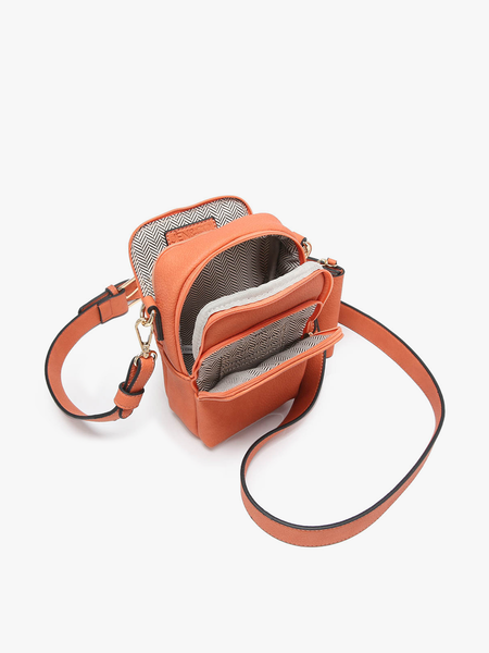 M2080 Parker 3 Compartment Crossbody w/ Pouch: Pale Yellow