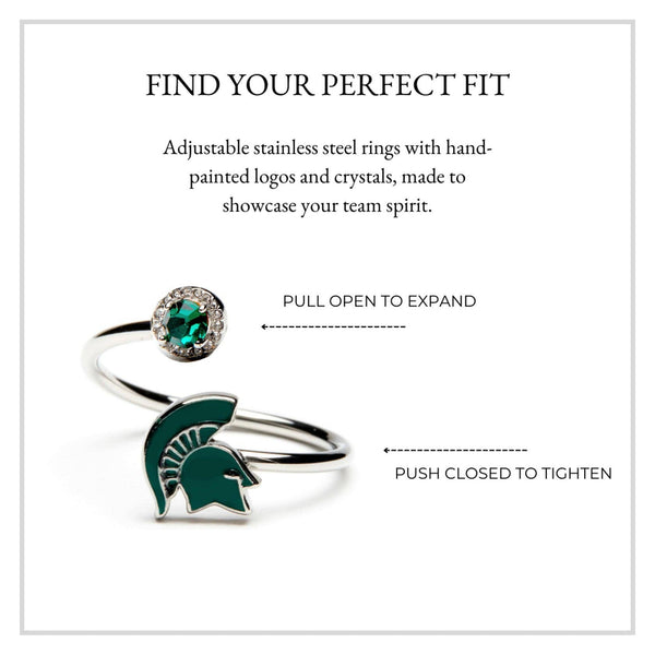 Michigan State University Spartan Ring - Adjustable
