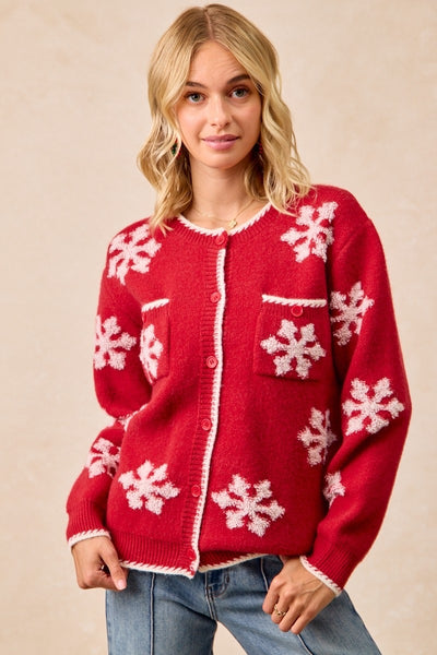 SNOWFLAKE CARDIGAN