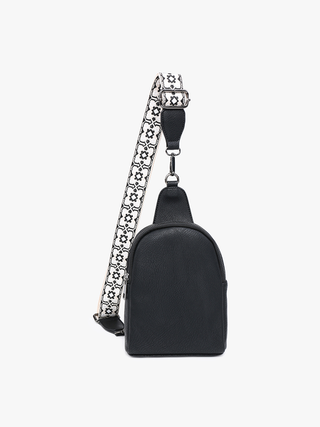 M2436 Ellen Sling Bag w/ Removable Guitar Strap: Bubblegum