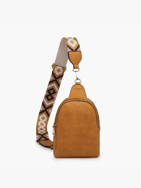 M2436 Ellen Sling Bag w/ Removable Guitar Strap: Bubblegum