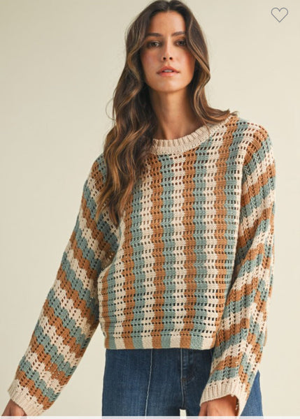 Vertical Stripe Sweater