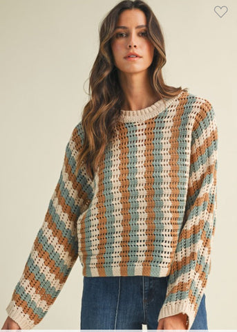 Vertical Stripe Sweater