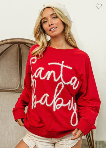 BIBI SANTA BABY SWEATER