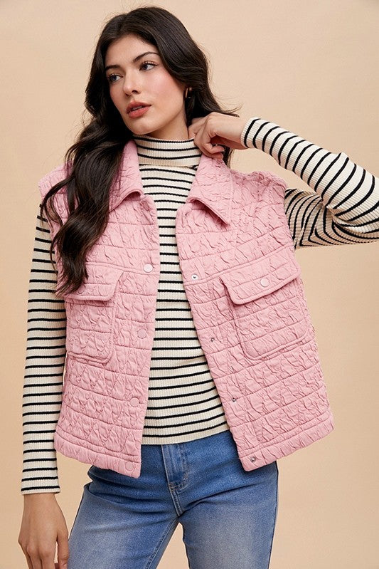 Quilted Knit Vest