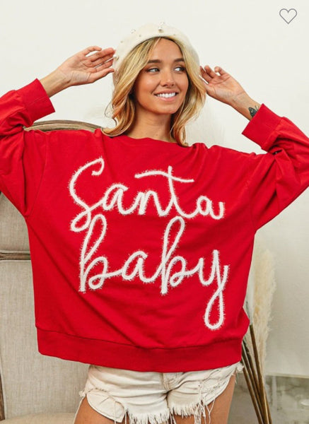 BIBI SANTA BABY SWEATER