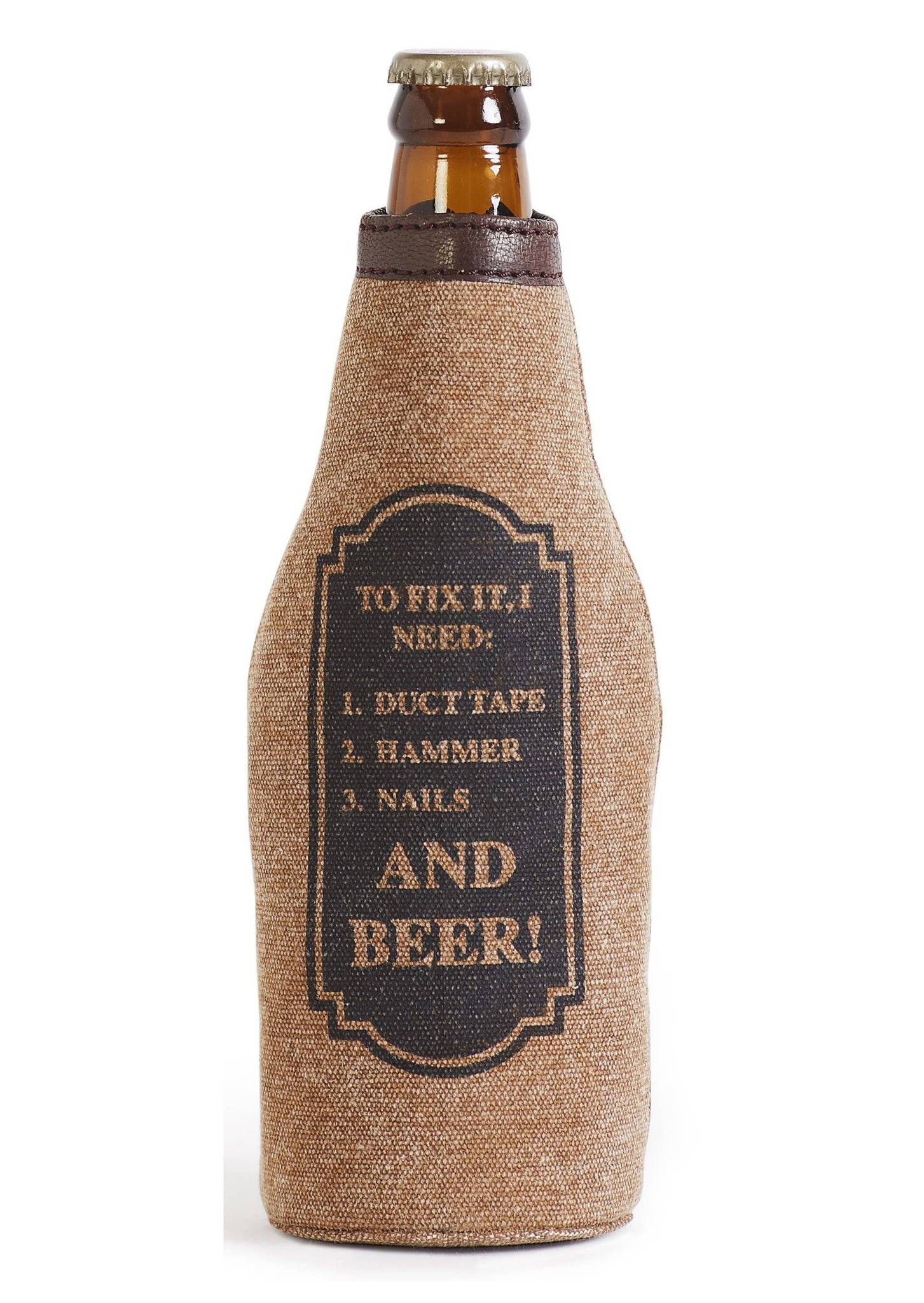 Fixing Things Up-Cycled Canvas Bottle Cover, M-5624