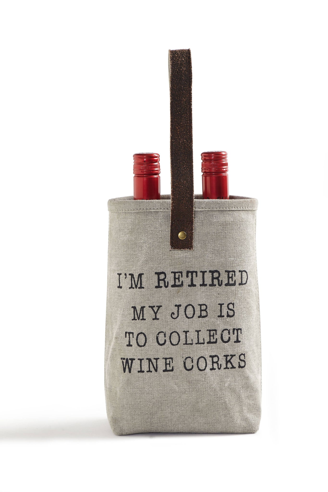 Cork it Up-Cycled Canvas Double Wine Bag, M-5610