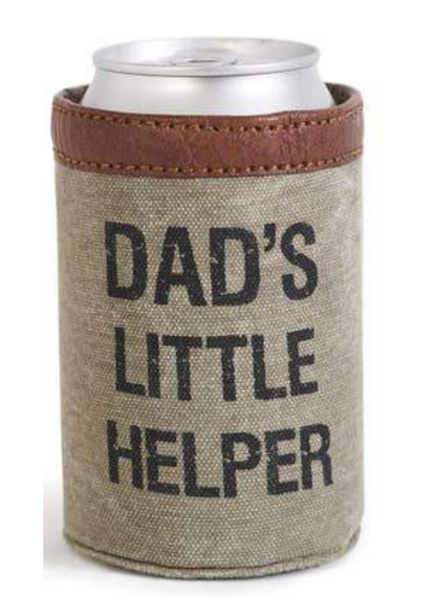 Dad's Helper Up-Cycled Canvas Can Cover, M-5546