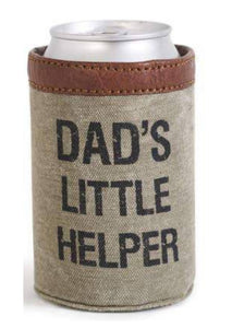 Dad's Helper Up-Cycled Canvas Can Cover, M-5546